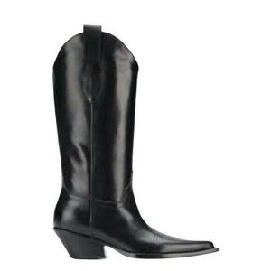 Vintage Thom McAnn Vintage Western Cowboy Black Boots Women’s Size 8